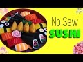 DIY Sushi Plush - How to make Easy Room Decor DIY ( NO SEW )