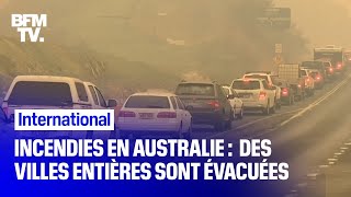 Des villes entières sont évacuées à cause des incendies en Australie