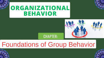 Foundations of Group Behavior || Organizational Behaviour || Md. Azim