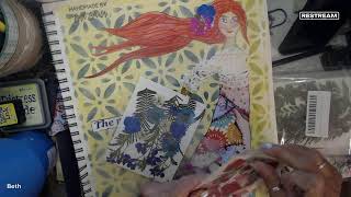 Paint along girl and crafts