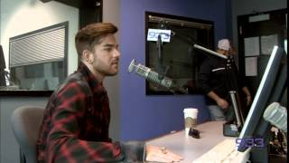 Adam Lambert Talks for 93.3