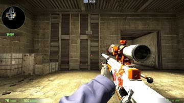 CSGO Cache B site retake wallbang - CT to under heaven