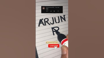 Arjun name logo💥comment your names👀 #shorts #youtubeshorts #logo