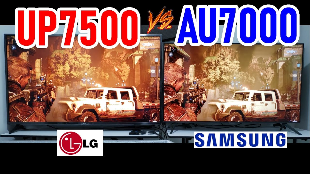 LG UP7500 vs SAMSUNG AU7000: Smart TVs 4K HDR - Which one is the Best  Choice? 