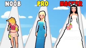 Pinker Lab | NOOB vs PRO vs HACKER in Makeover Run (Part 1)
