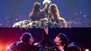 BTS X (G)I-DLE | MOMENTS/INTERACTIONS/REACTIONS