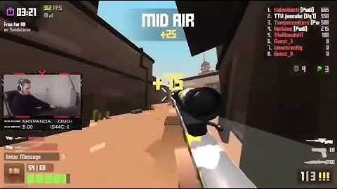 Krunker Killfeed! 14 kills 36 seconds!