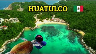 Huatulco the best beach town in Mexico, wonderful bays, coves and beach with clear turquoise waters