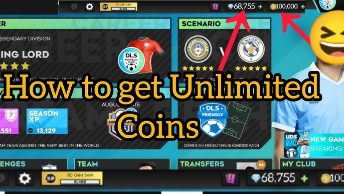 Como Ter Dinheiro Infinito no Dream League Soccer 2023 - Moedas Infinita  : u/Stock-Humor7788