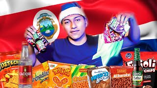 PROBANDO DULCES DE COSTA RICA 🇨🇷 POR PRIMERA VEZ ¡MI PRIMER VIDEO EN YOUTUBE!