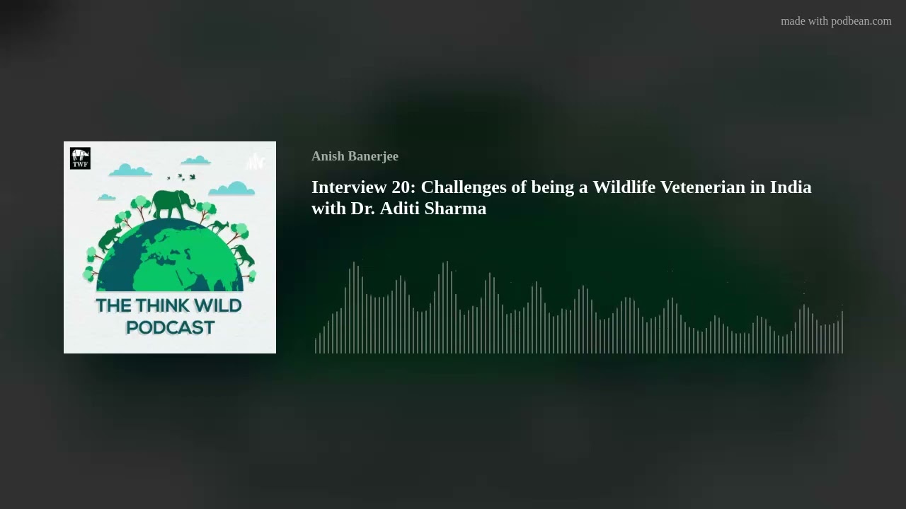 Interview 20: Challenges of being a Wildlife Vetenerian in India with Dr. Aditi Sharma