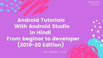 Android Studio Tutorial For Beginners - 69 | Layouts | View & View Group  In Hindi (2019 Edition)