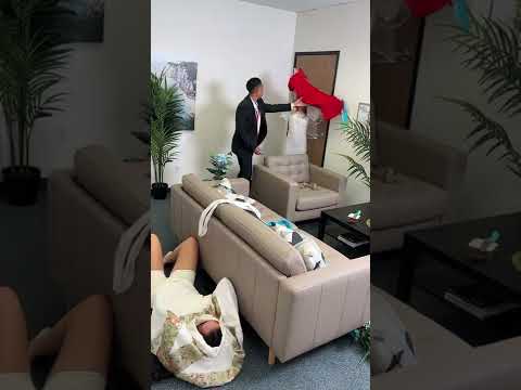 wife catches groom