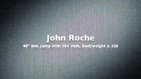 Juggernaut Training Systems-40 inch box jump with 30 pound vest at 325 pound bodyweight!!