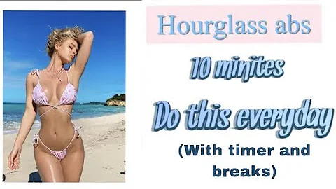 Daisy Keechs Hourglass abs workout with timer, sho...
