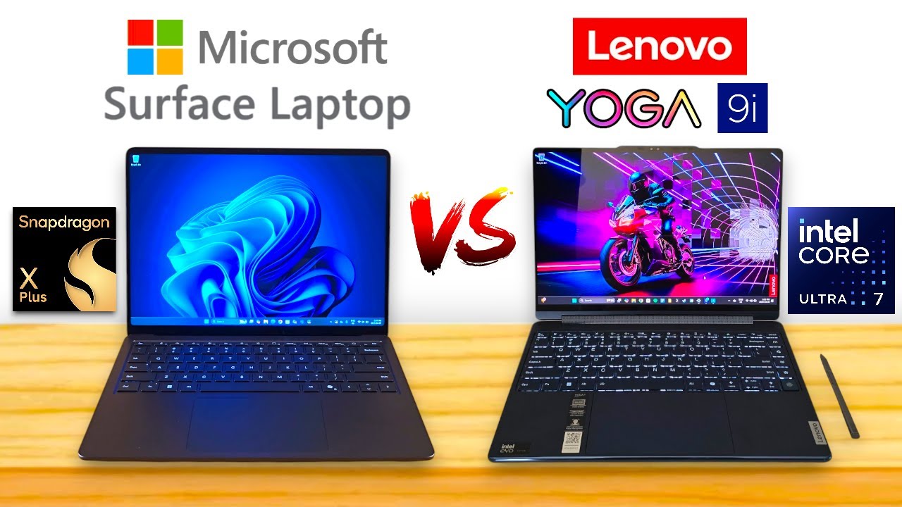Microsoft Surface Laptop 7 vs Lenovo YOGA 9i. Does Snapdragon CRUSH