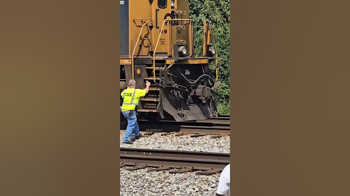 The Conductor gets on his train. #railway #train #csx