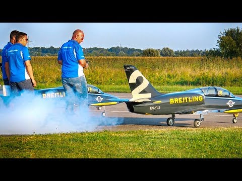 2X GIGANTIC L-39 ALBATROS RC TURBINE JETS SHOW FLIGHT | HORIZON AIRMEET 2018