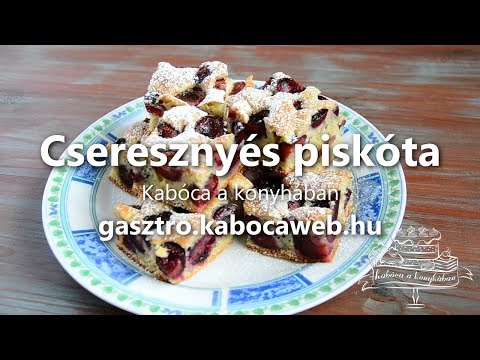 Videó: Cseresznyés Piskóta