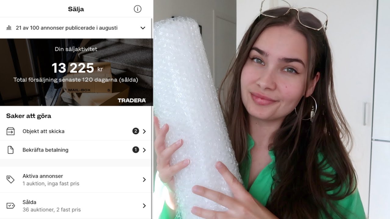Svensk ASMR 🇸🇪 Hur jag tjänar pengar på Tradera