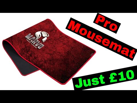 Best Gaming Mouse mat for £10 💥 Marvo Scorpion PRO XL Red Gaming Mouse Surface Review 💥Marvo G41