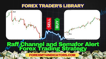 Raff Channel and Semafor Alert Forex Trading Strategy