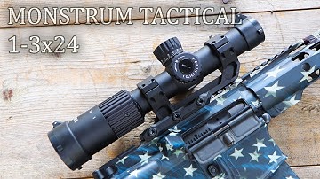 NEW Monstrum Tactical 1-3x24 FFP Rifle Scope