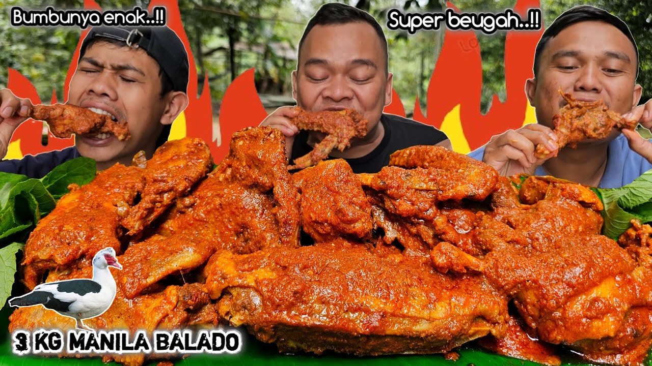 PACIWEUH ! MUKBANG 3 KG MANILA BALADO + SINTRONG + SAMBAL DADAK, ASLI INI ENAK BANGET