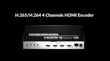 New Released 4 channels 4K HDMI Video Encoder--EH1304