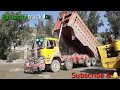 Unloading Hino big dumper 12 wheeler's