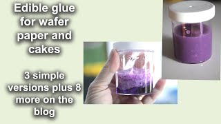 How to Make Edible Glue for Next-Level Cake Designs