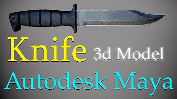 Modeling A Knife in Maya | Knife Modeling Tutorial in Autodesk Maya / pixelbeeanimation / srinuyadav