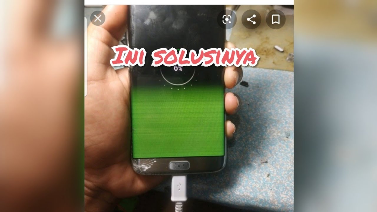 Solusi Lcd Samsung S8 blinker, hijau,blank kontras YouTube
