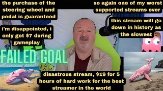 DsP--assured purchase of steering wheel &amp; and pedal--disastrous stream, $19 for 5 hours of hard work