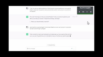 Thực hành nói tiếng Anh với Chat GPT