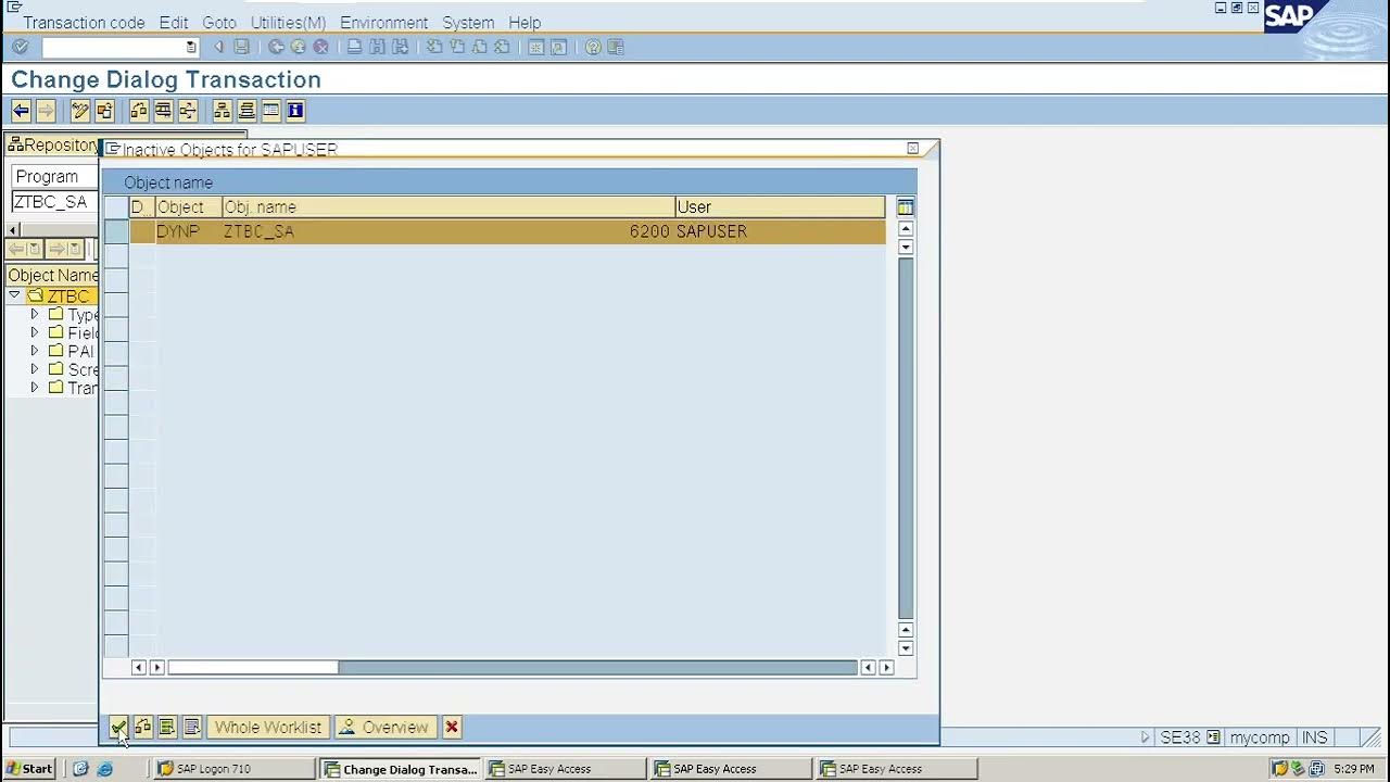 Table control in module pool programming youtube