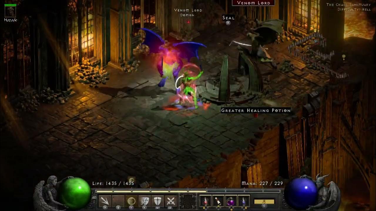 my Zealer wrecks Chaos Sanctuary. Diablo2 resurrected YouTube