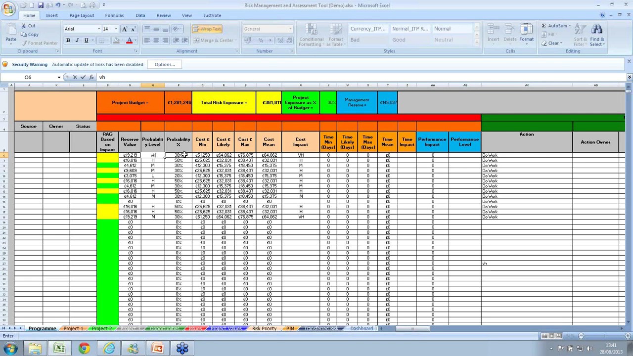 Forex risk management xls