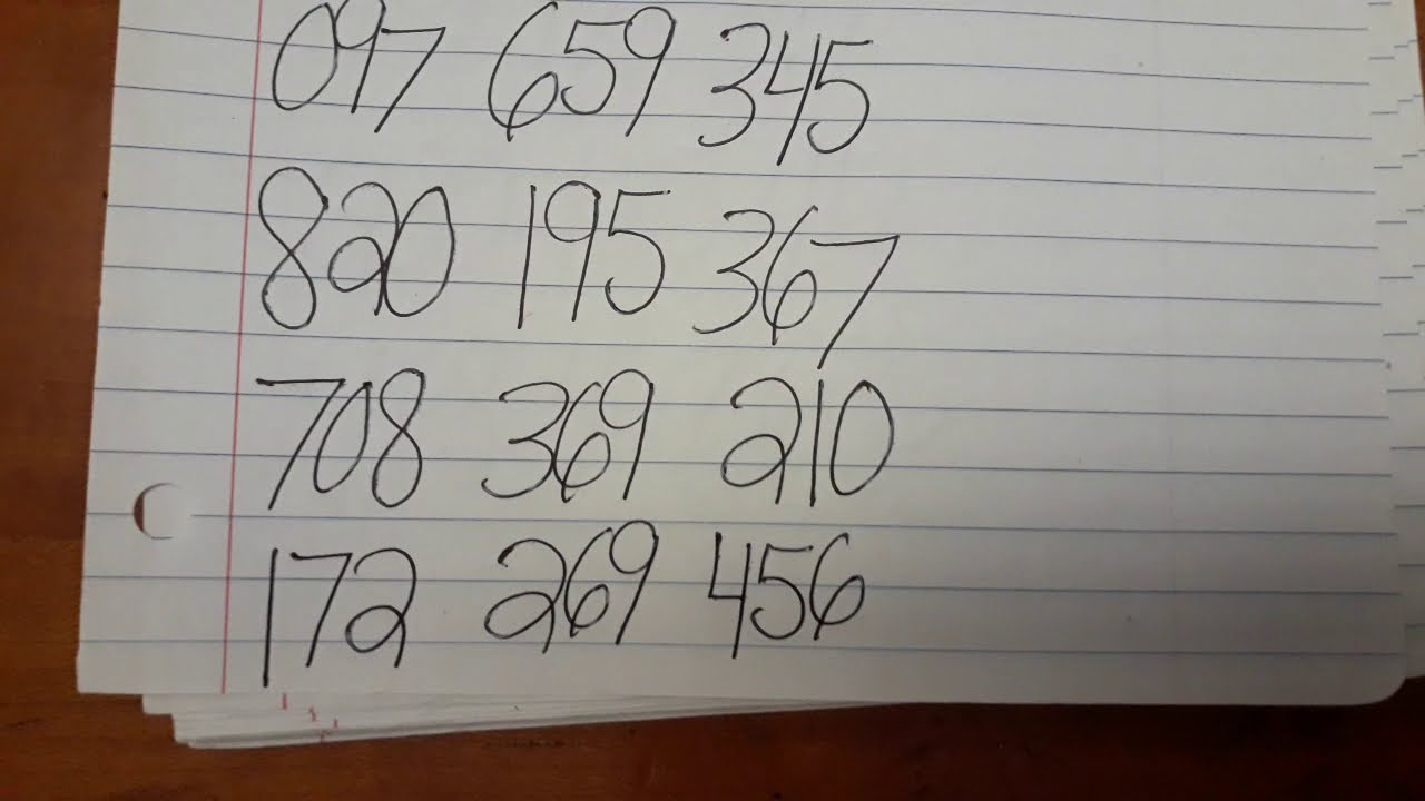 AUGUST 2019 PICK 3 PICK 4 LOTTERY NUMBERS PREDICTIONS YouTube