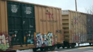 GMTX 2126 Rolls past ex CNW station in Jefferson wi  1/26/15