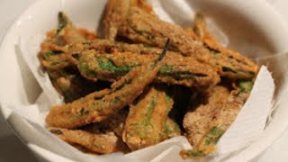 How to make masala bhindi pakora || quick and easy || by golus recipes ||