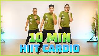 10 MIN HIIT CARDIO WORKOUT | ALL STANDING | FAT LOSS WORKOUT | FH#196