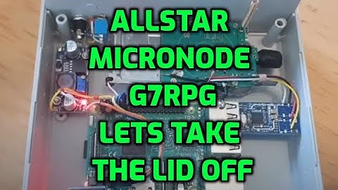 Allstar G7RPG micronode -Lets take the lid off !