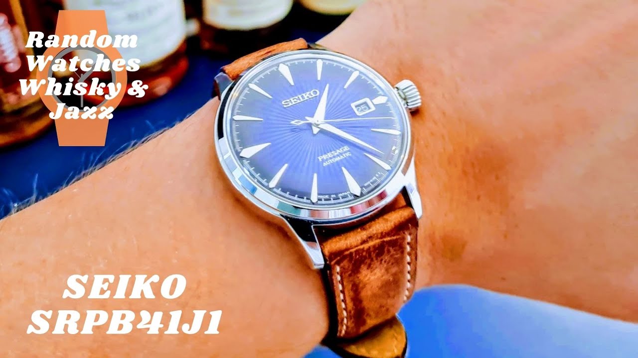 Best Combo? SEIKO PRESAGE SRPB41J1 ON CW LEATHER STRAP - YouTube