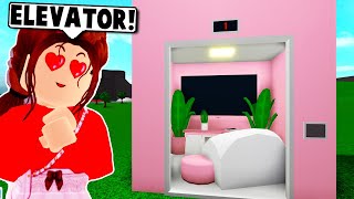 I MADE A HOUSE INSIDE AN ELEVATOR ON BLOXBURG! (Roblox Bloxburg)