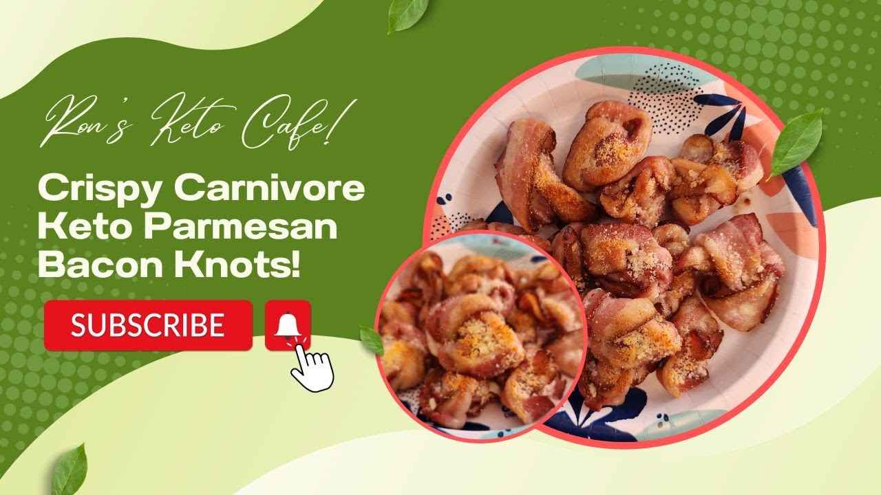 Crispy Carnivore, Keto Parmesan Bacon Knots! │ by Ron’s Keto Café