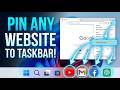 How to Pin Any Website to the Taskbar in Windows 10/11 (Easy Guide)
