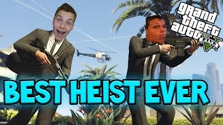 THE BIGGEST HEIST IN GTA V HISTORY (FUNNY MOMENTS)