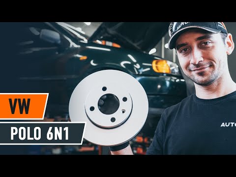 Как заменить передние тормозные диски на VW POLO 6n1 [ВИДЕОУРОК AUTODOC]