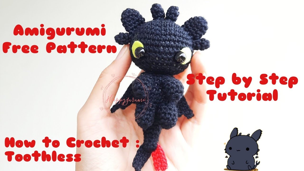 Light Fury Crochet Pattern: Crochet pattern